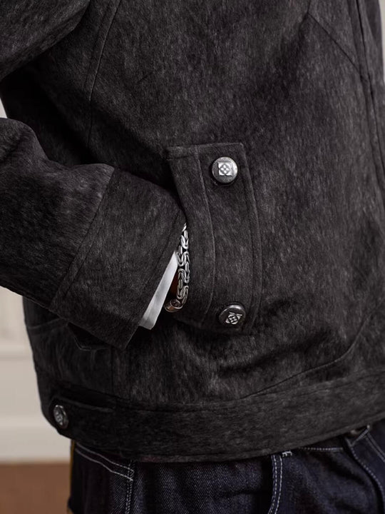 YADcrew Faux Horsehair Racing Jacket | Face 3 Face