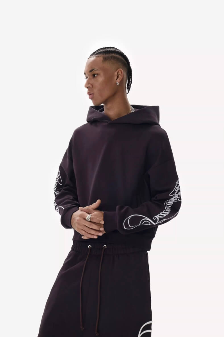 KARMANISTIC Original Embroidered Hoodie | Face 3 Face