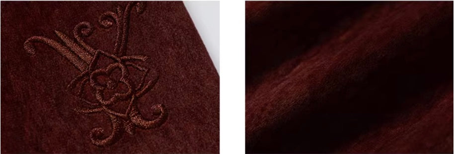 YADcrew Red Faux Horsehair Racing Jacket | Face 3 Face