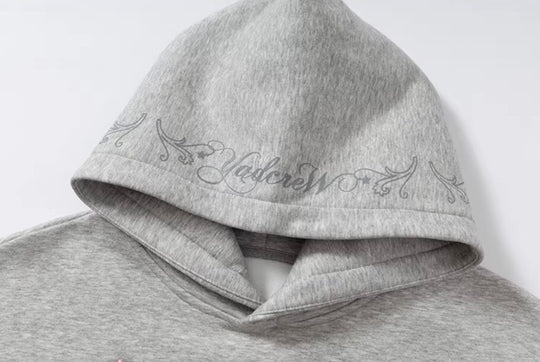 YADcrew Pearl Embellished Candlestick Hoodie | Face 3 Face