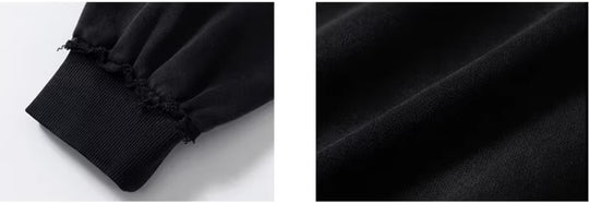 YADcrew Pearl Hood Washed Distressed Hoodie | Face 3 Face