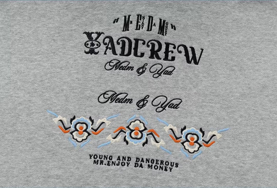 YADcrew x MEDM Ethnic Ribbed Zip Up Hoodie | Face 3 Face