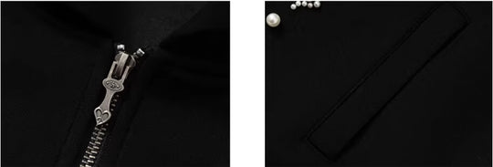 YADcrew Star Track Pearl Zip Up Hoodie | Face 3 Face