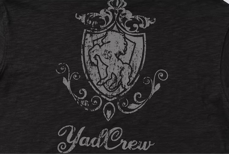 YADcrew Horse Vintage Print Long Sleeve Tee | Face 3 Face