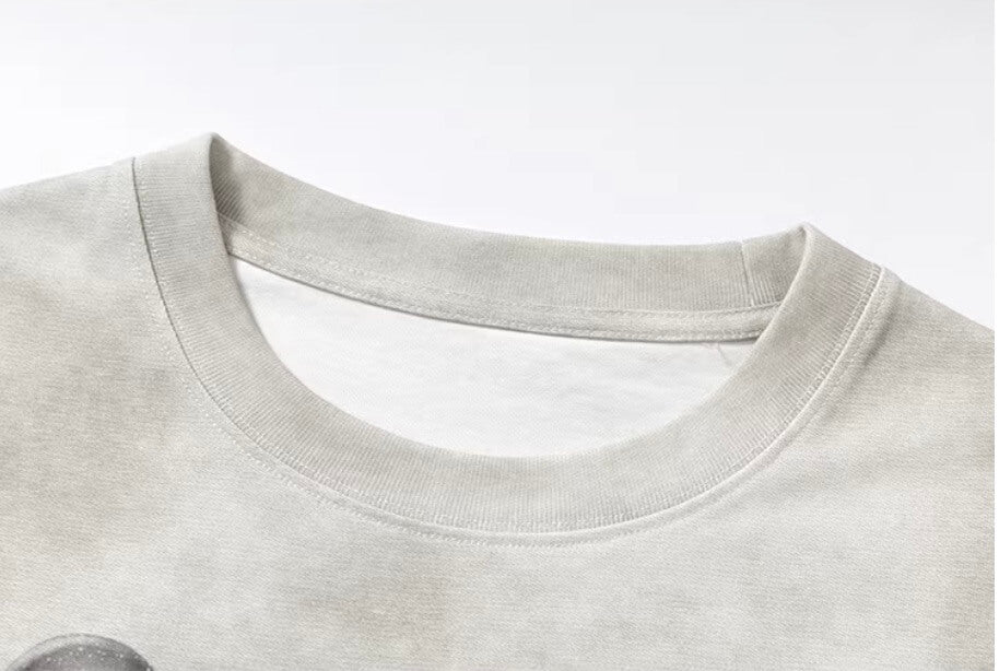 YADcrew Dirty Washed Circus Star Studded Long Sleeve Tee | Face 3 Face