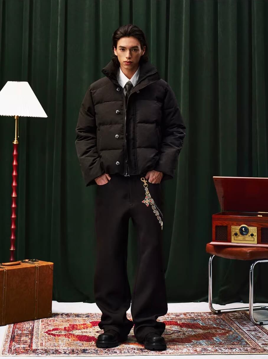 YADcrew Chain Embroidered Western Pants | Face 3 Face