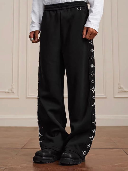 YADcrew Cross Track Pearl Sweatpants | Face 3 Face