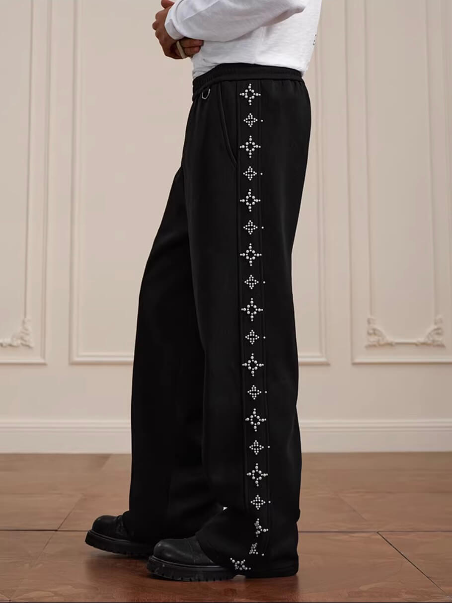 YADcrew Cross Track Pearl Sweatpants | Face 3 Face