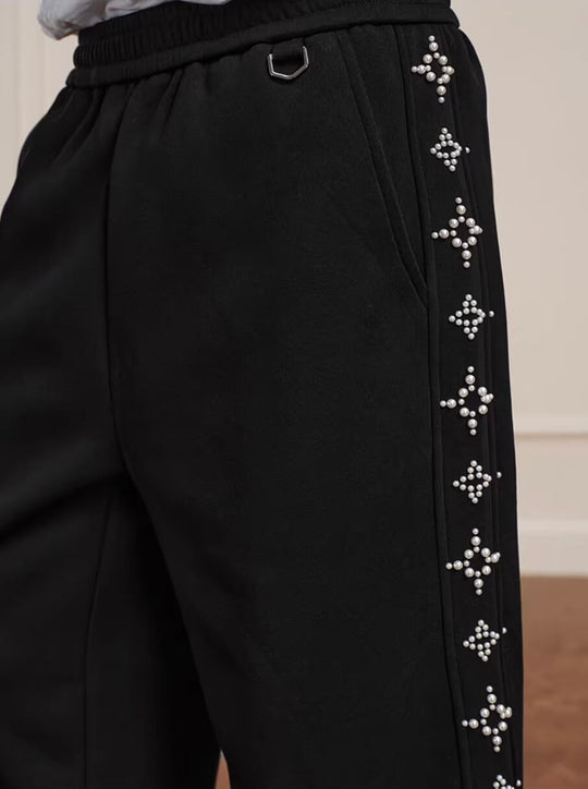 YADcrew Cross Track Pearl Sweatpants | Face 3 Face