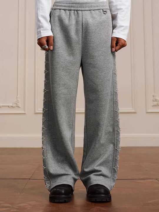 YADcrew Cross Track Pearl Sweatpants | Face 3 Face