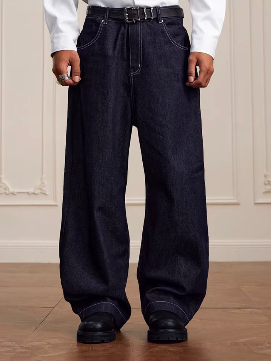 YADcrew Glitter Suede Leather Melting Pocket Jeans | Face 3 Face