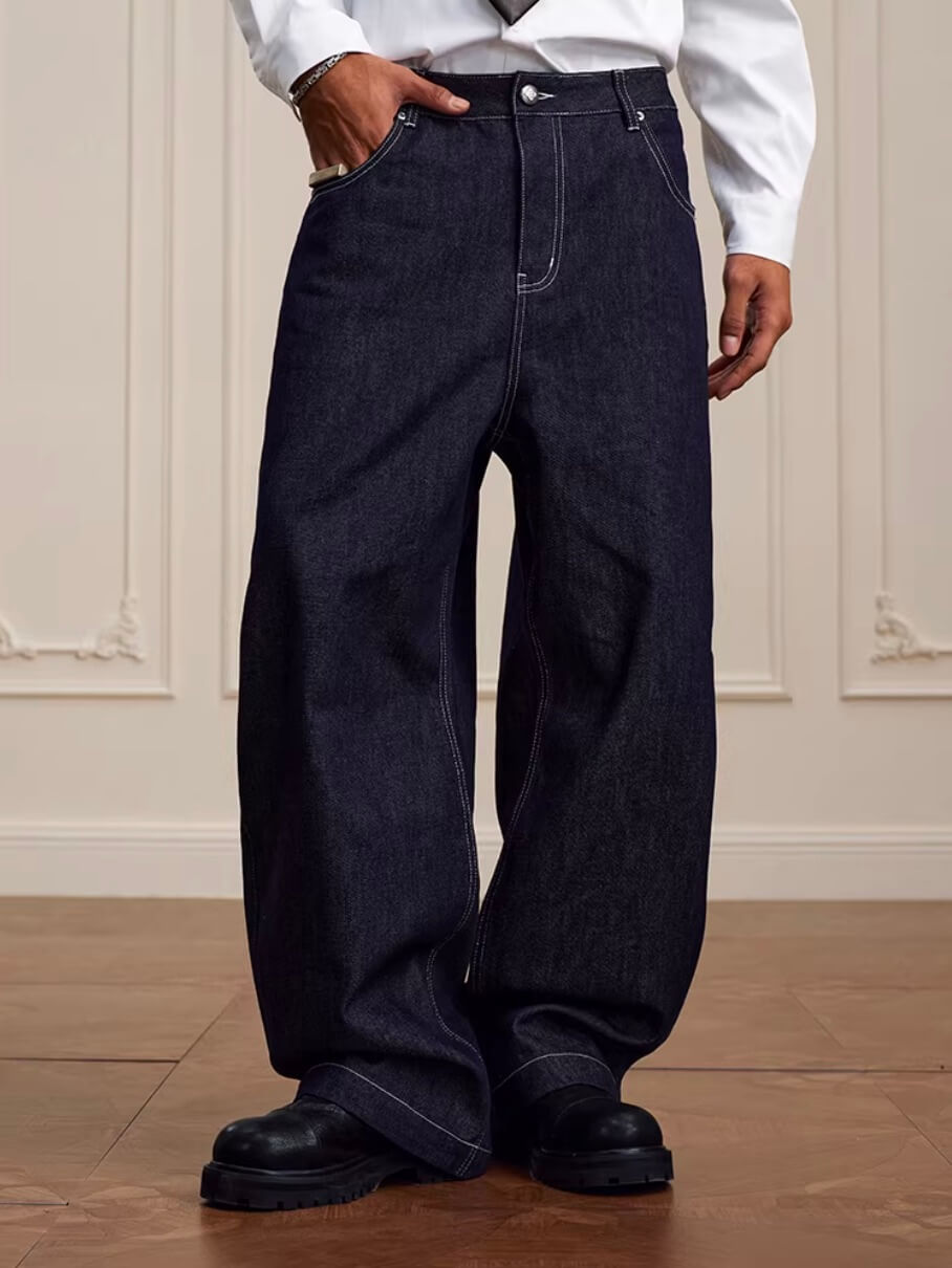 YADcrew Glitter Suede Leather Melting Pocket Jeans | Face 3 Face