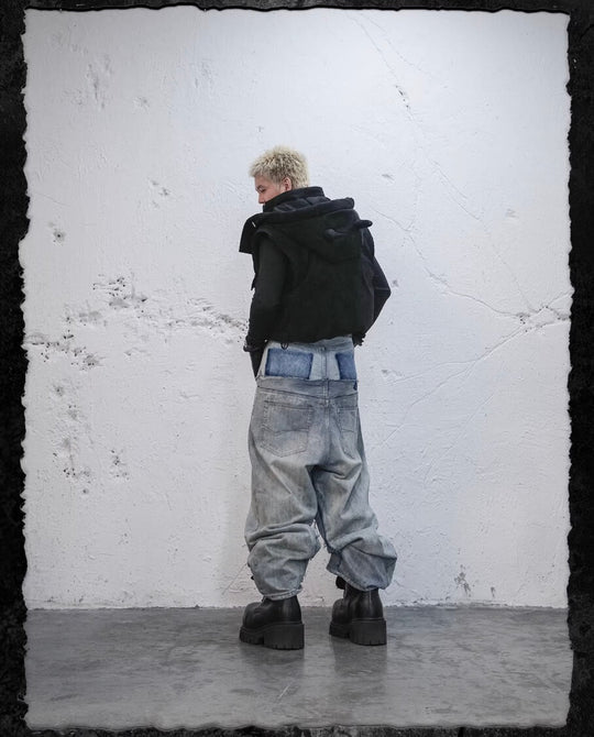 UNDERWATER Demon Horn Removable Hood Down Vest | Face 3 Face