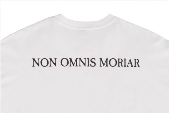 UNDERWATER White Thorn Ring Logo Print Long Sleeve Tee | Face 3 Face