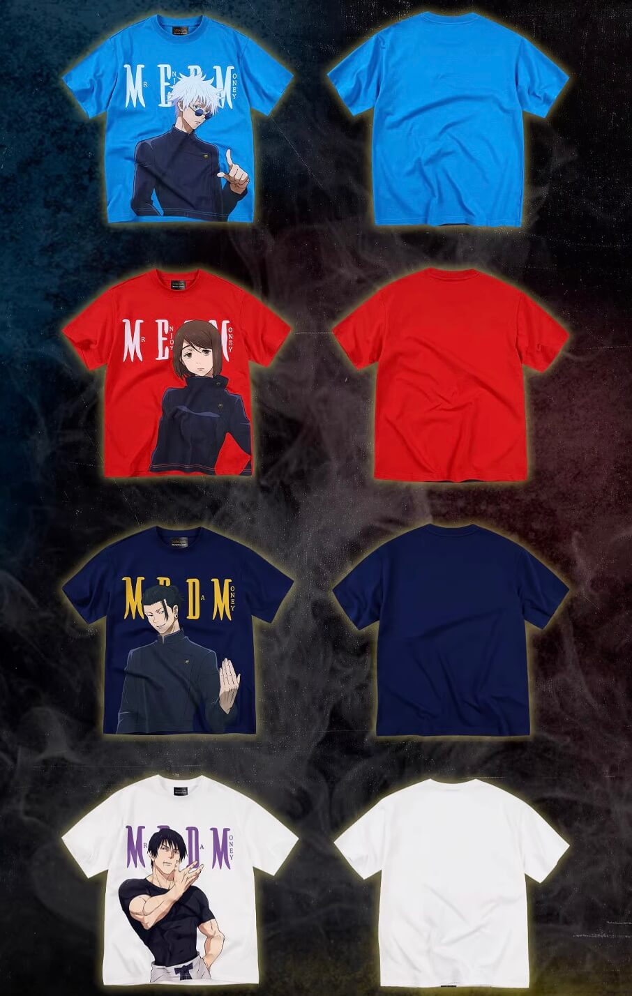 MEDM × Jujutsu Kaisen Hidden Inventory Arc Character Print Tee | Face 3 Face