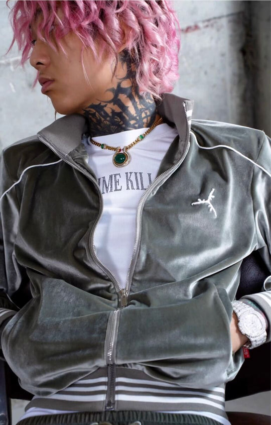 TGFCLUB PRIME KILLA Velvet Track Jacket | Face 3 Face