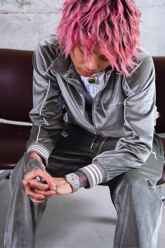 TGFCLUB PRIME KILLA Velvet Track Jacket | Face 3 Face