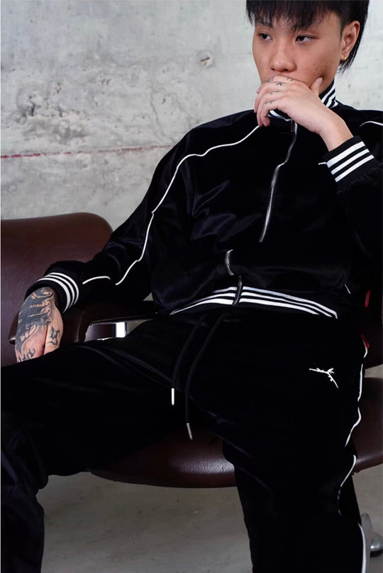 TGFCLUB PRIME KILLA Velvet Track Jacket | Face 3 Face