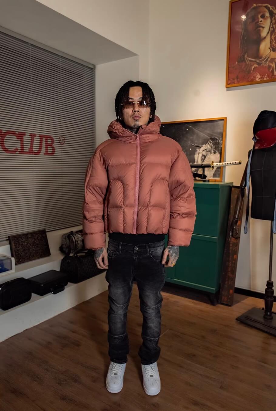 TGFCLUB Oversized Short Hooded Down Jacket | Face 3 Face