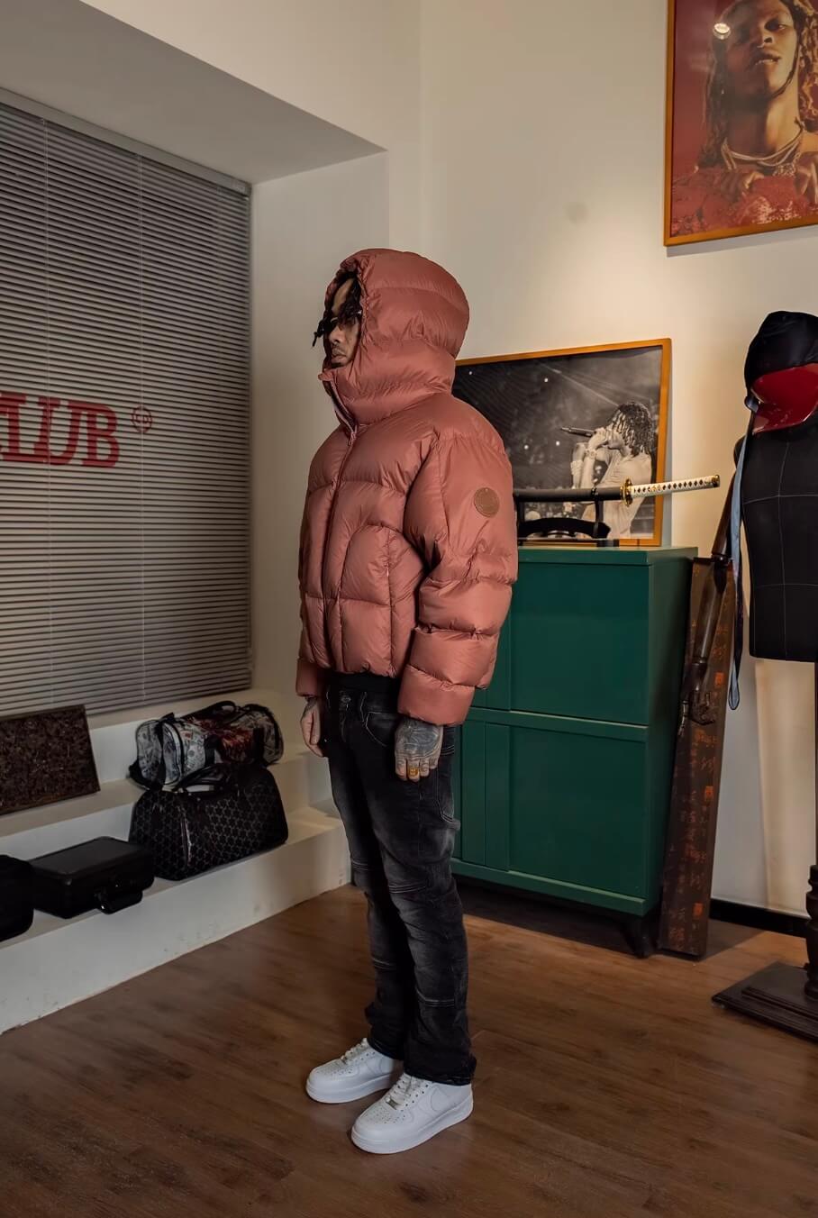 TGFCLUB Oversized Short Hooded Down Jacket | Face 3 Face