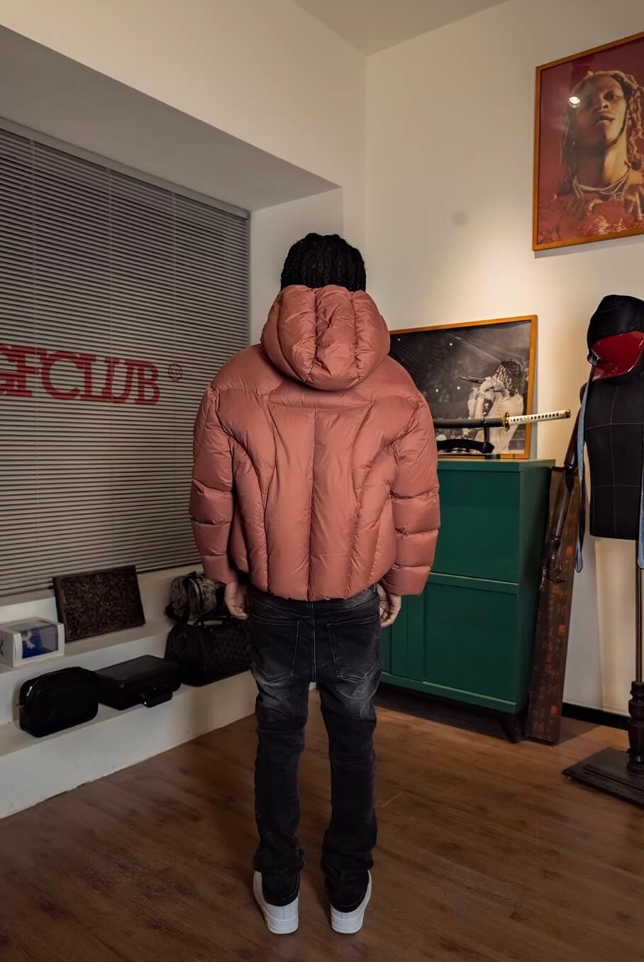 TGFCLUB Oversized Short Hooded Down Jacket | Face 3 Face