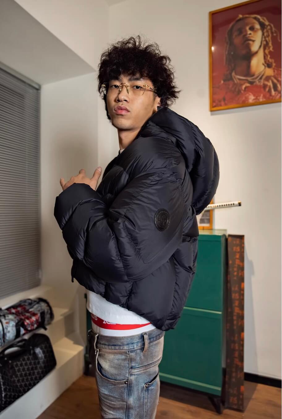 TGFCLUB Oversized Short Hooded Down Jacket | Face 3 Face