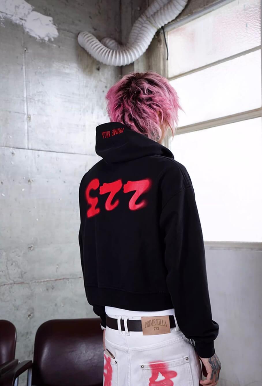 TGFCLUB Prime Killer Graphic Cropped Zip Up Hoodie | Face 3 Face
