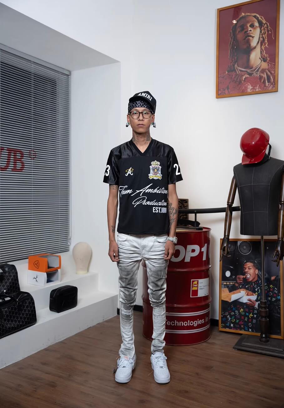 TGFCLUB 223 Patchwork Embroidered Soccer Jersey | Face 3 Face