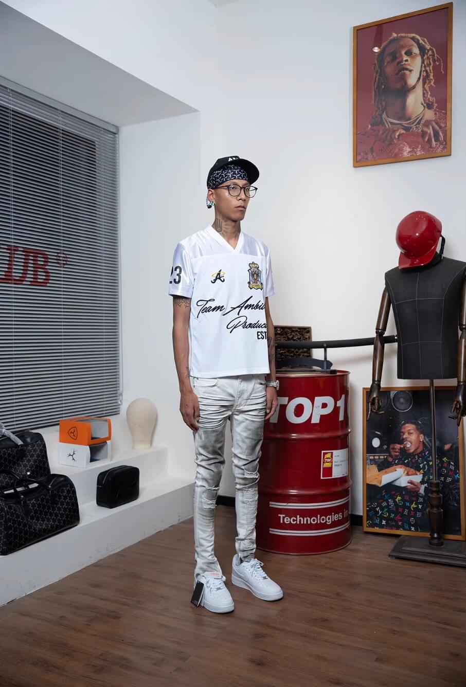 TGFCLUB 223 Patchwork Embroidered Soccer Jersey | Face 3 Face