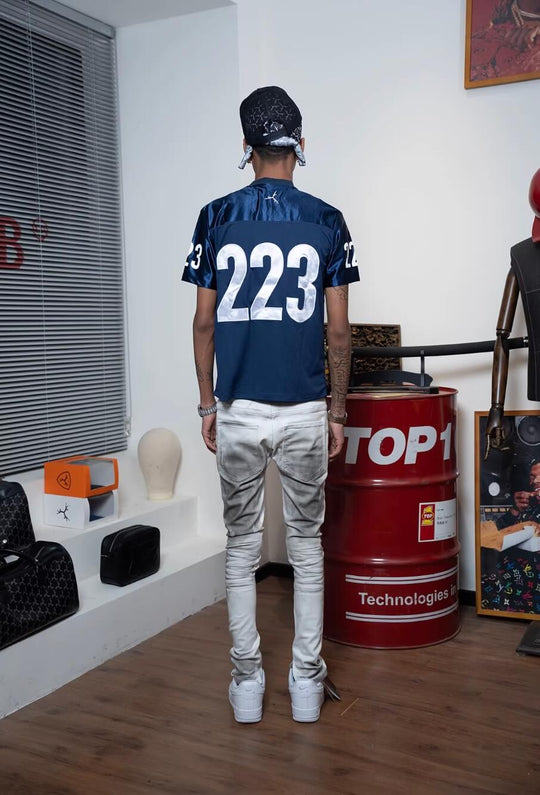 TGFCLUB 223 Patchwork Embroidered Soccer Jersey | Face 3 Face