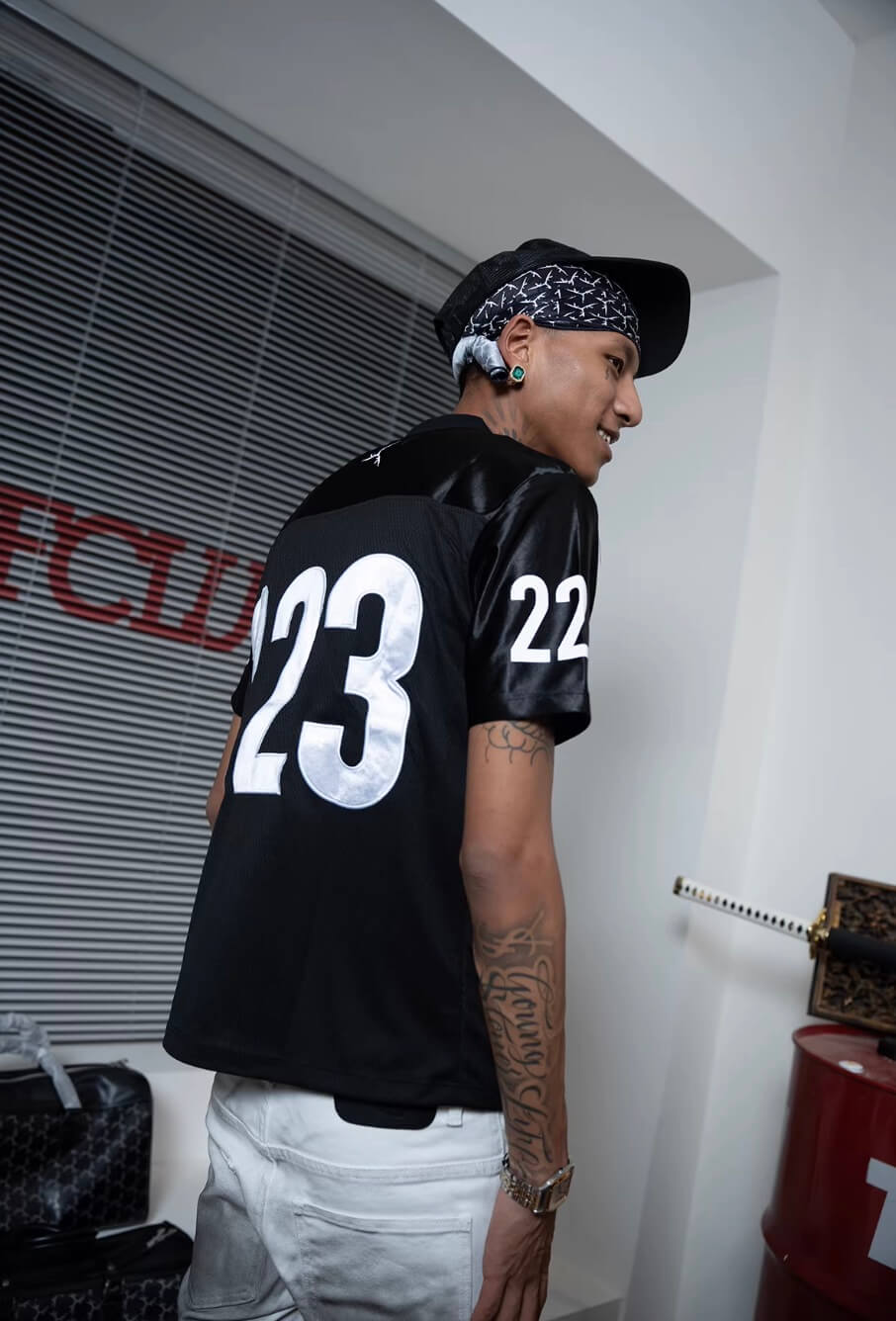 TGFCLUB 223 Patchwork Embroidered Soccer Jersey | Face 3 Face