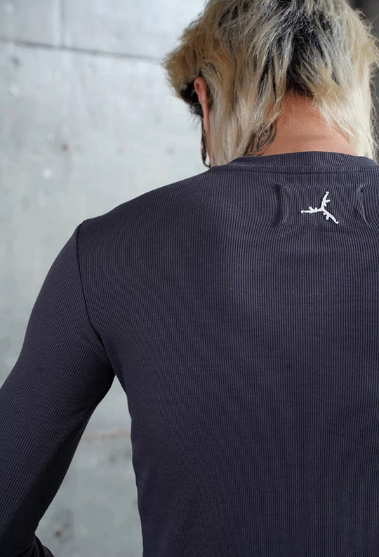 TGFCLUB PRIME KILLA Rhinestone Stretch Slim Fit Long Sleeve Tee | Face 3 Face