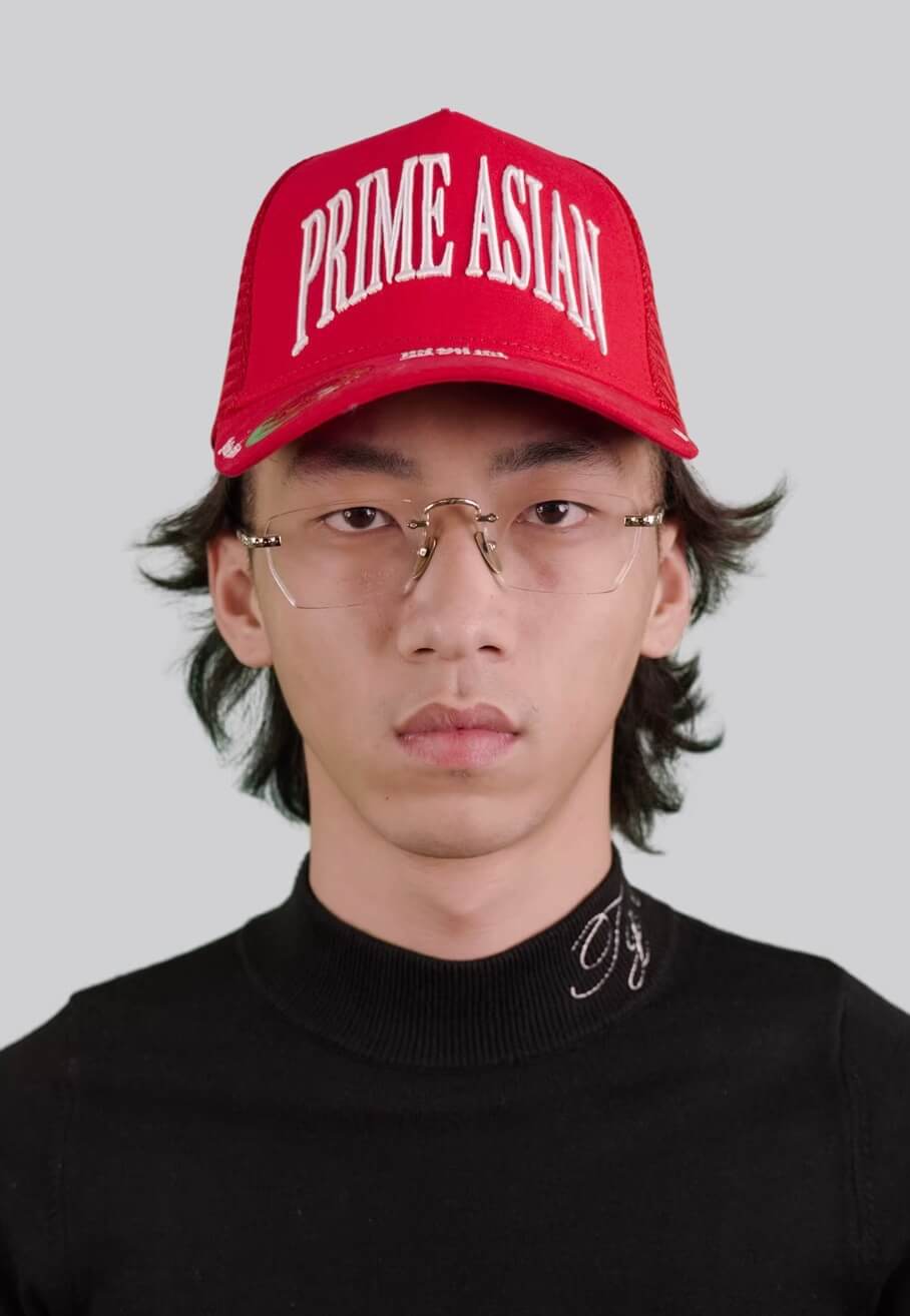 TGFCLUB PRIME ASIAN Embroidered Adjustable Trucker Hat | Face 3 Face
