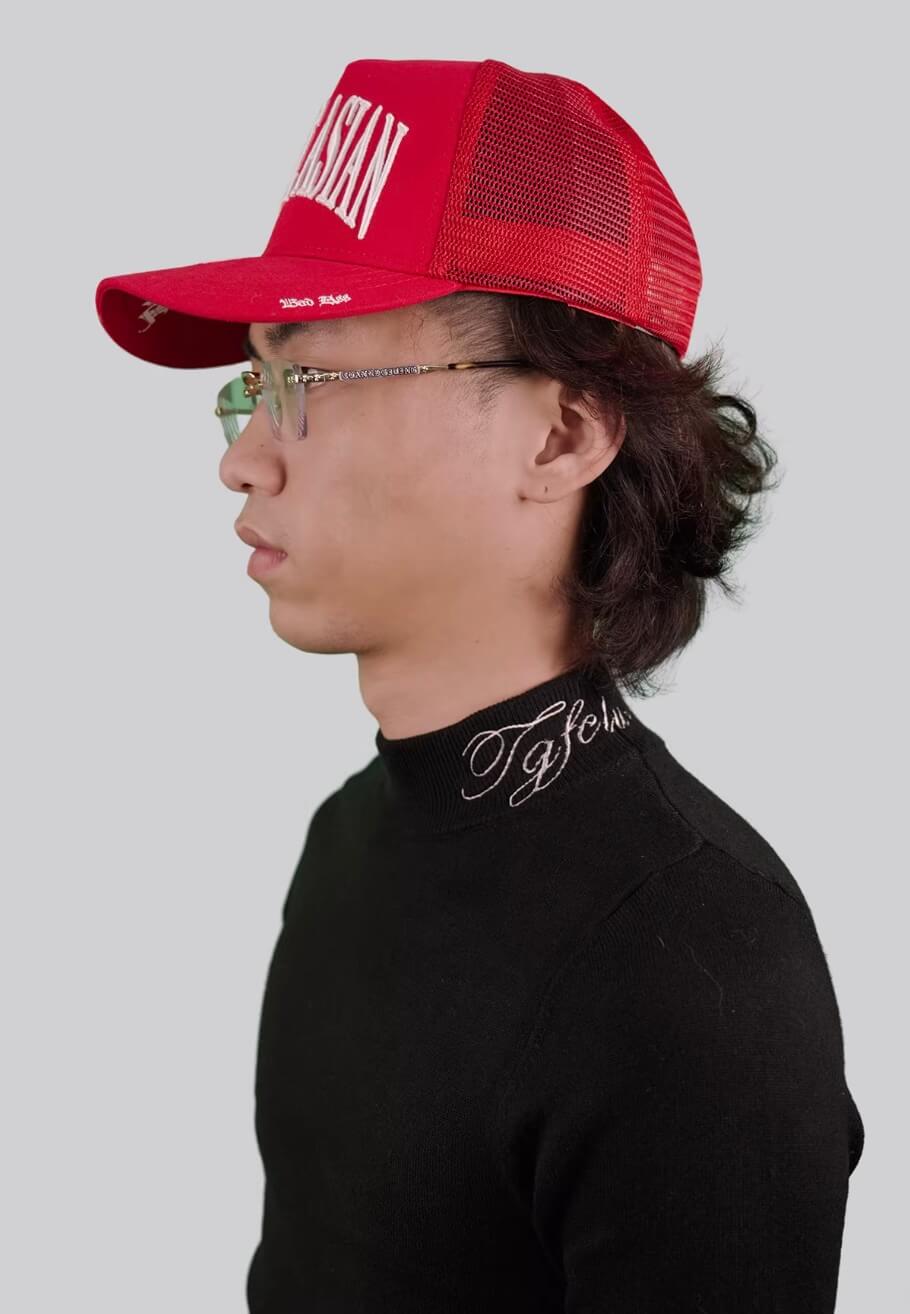 TGFCLUB PRIME ASIAN Embroidered Adjustable Trucker Hat | Face 3 Face
