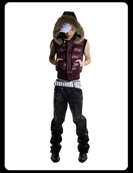 Night Lab All Over Sequined Distressed Jeans | Face 3 Face