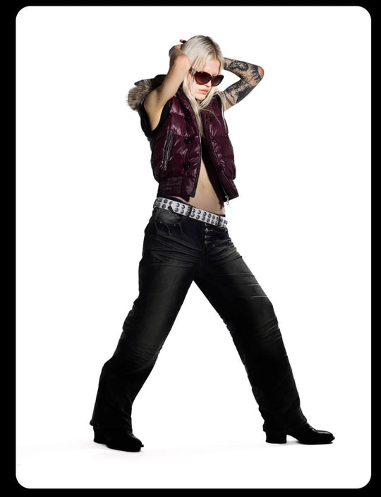 Night Lab Faux Fur Trim Hooded Down Vest | Face 3 Face