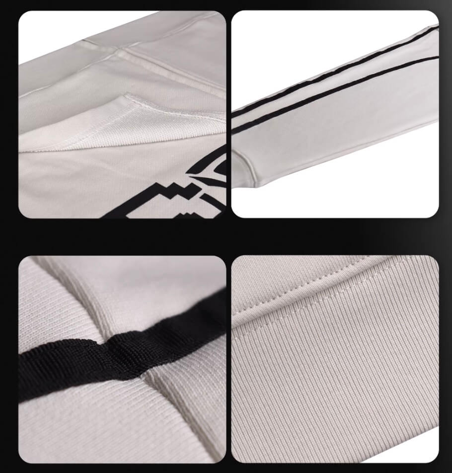 Night Lab Mosaic Print Ribbon Line Zip Up Hoodie | Face 3 Face