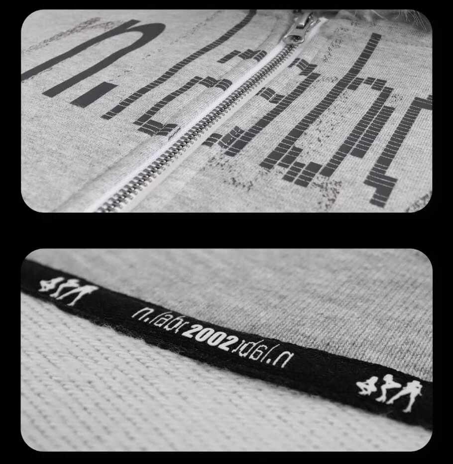 Night Lab Riveted Faux Fur Hood Zip Up Hoodie | Face 3 Face