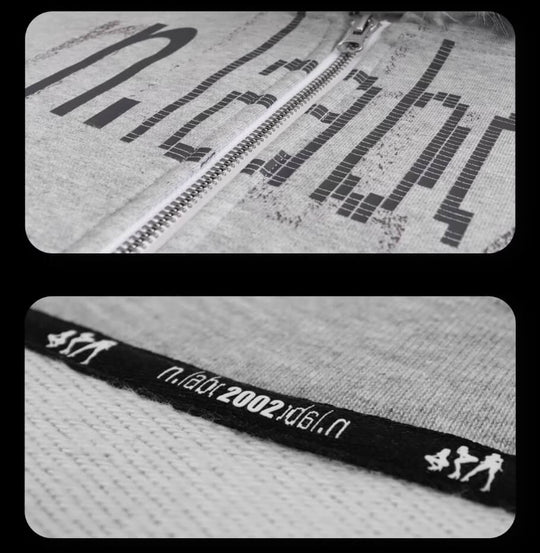 Night Lab Riveted Faux Fur Hood Zip Up Hoodie | Face 3 Face