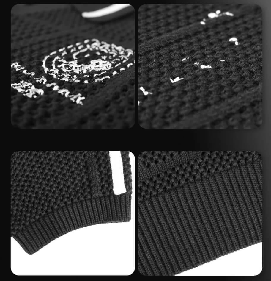 Night Lab Skeleton Cage Open Knit Polo | Face 3 Face