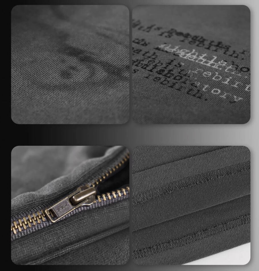 Night Lab Skeleton Print Zip Pocket Tee | Face 3 Face