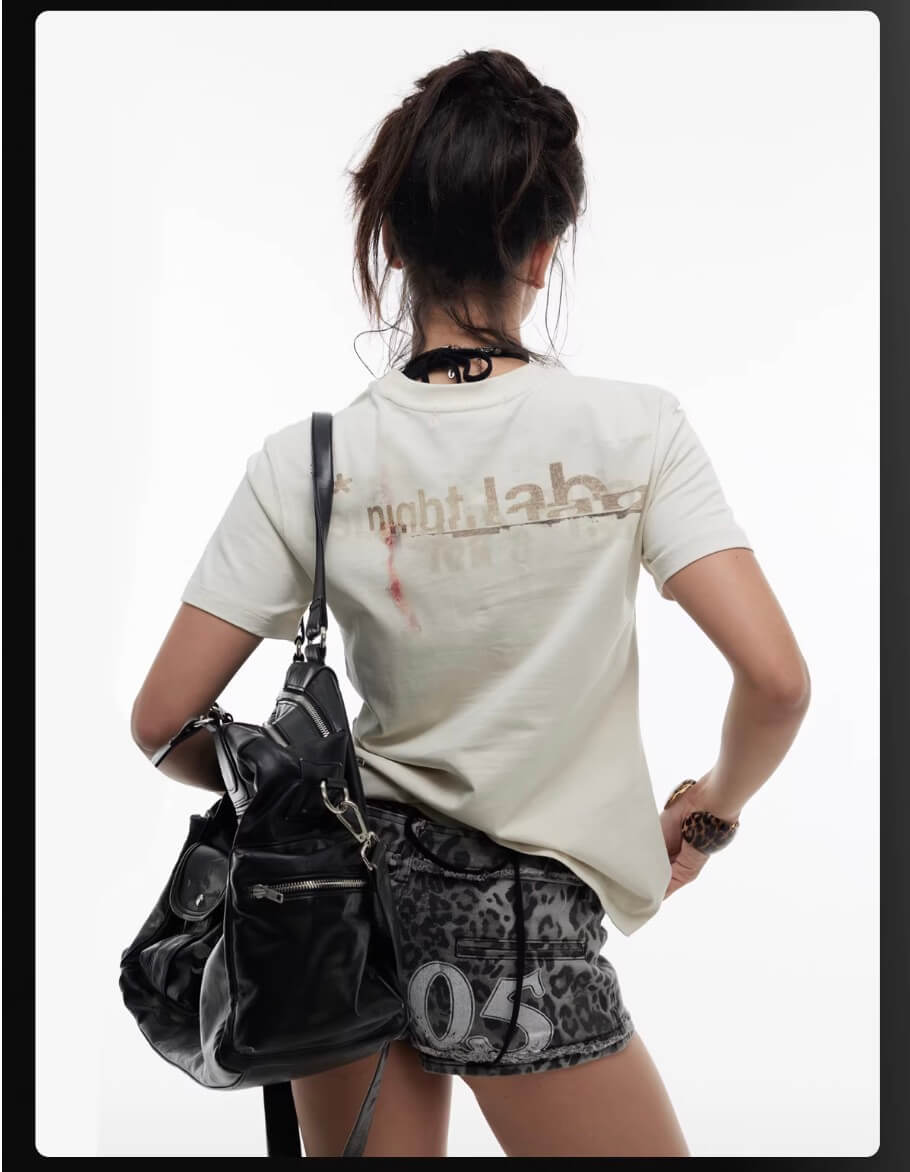 Night Lab Distorted Star Graphic Tee | Face 3 Face