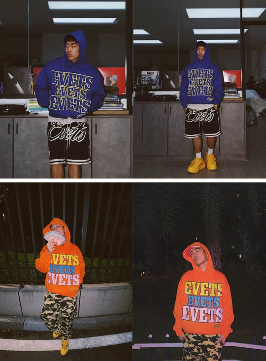 EVETS Foam Logo Graphic Hoodie | Face 3 Face