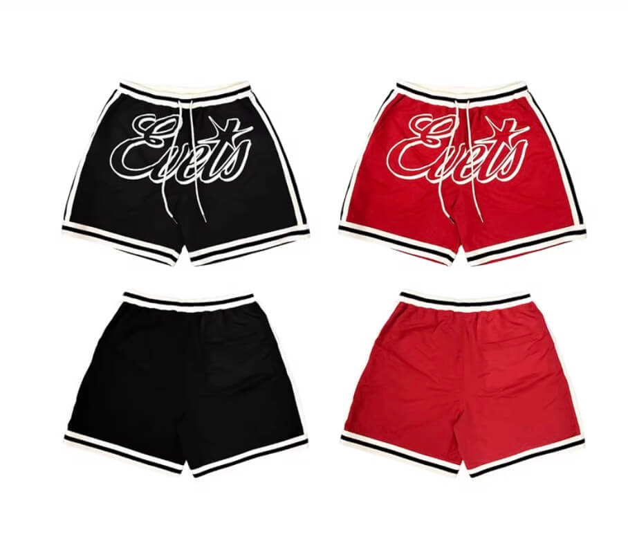 EVETS Color Block Logo Basketball Shorts | Face 3 Face