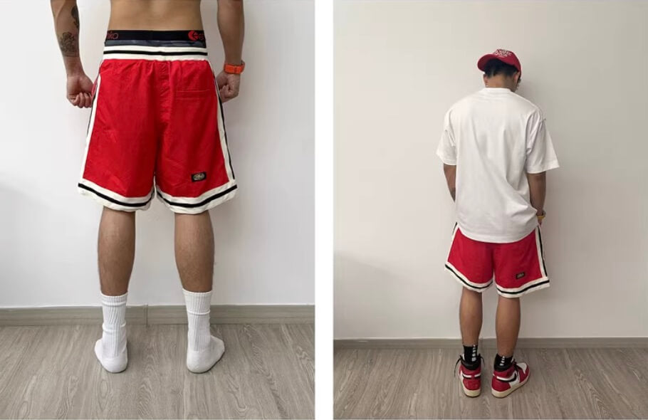 EVETS Color Block Logo Basketball Shorts | Face 3 Face