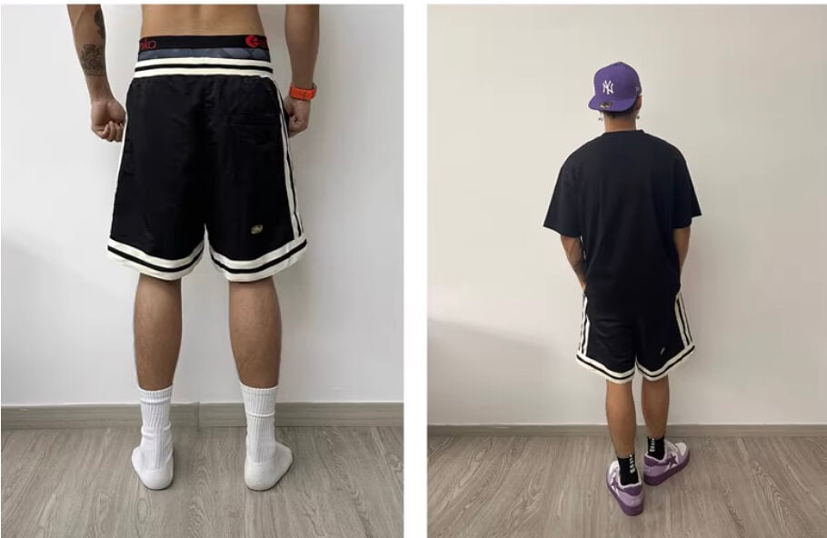 EVETS Color Block Logo Basketball Shorts | Face 3 Face