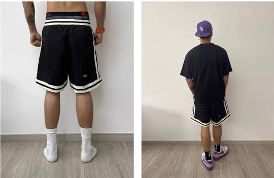 EVETS Color Block Logo Basketball Shorts | Face 3 Face