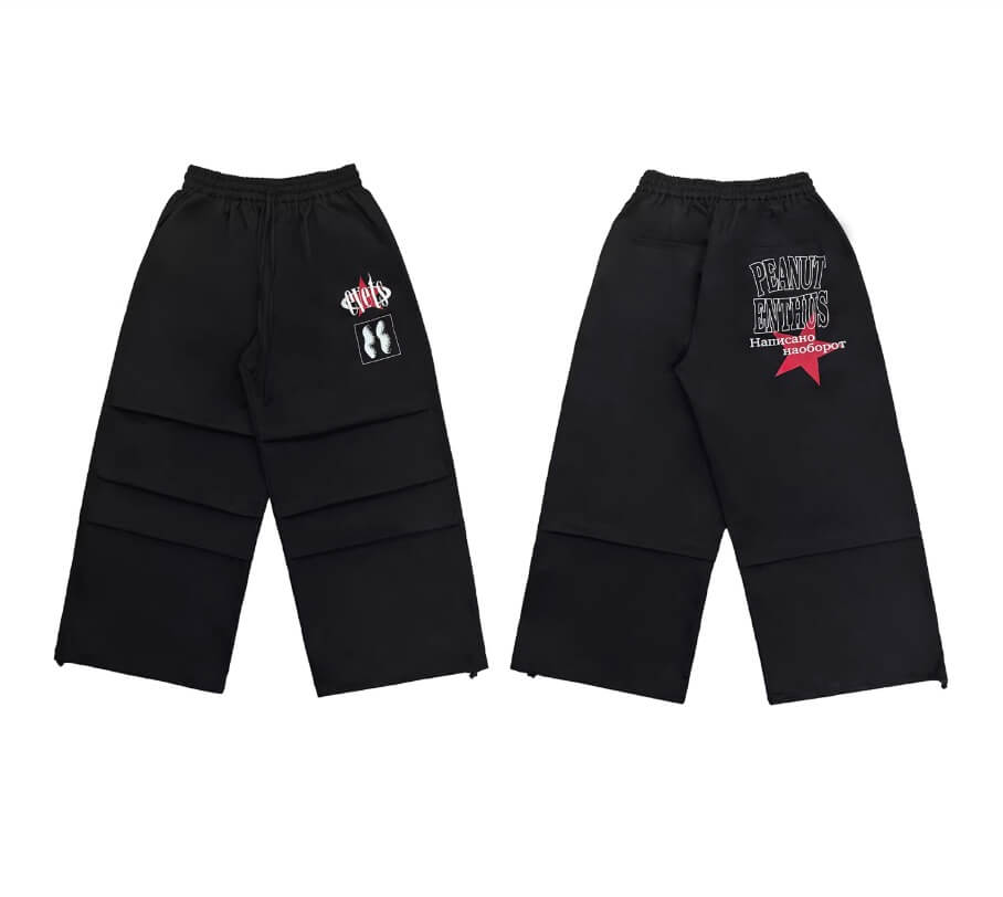 EVETS Pleated Baggy Paratrooper Pants | Face 3 Face