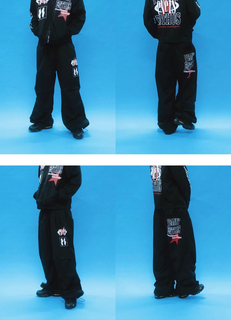 EVETS Pleated Baggy Paratrooper Pants | Face 3 Face