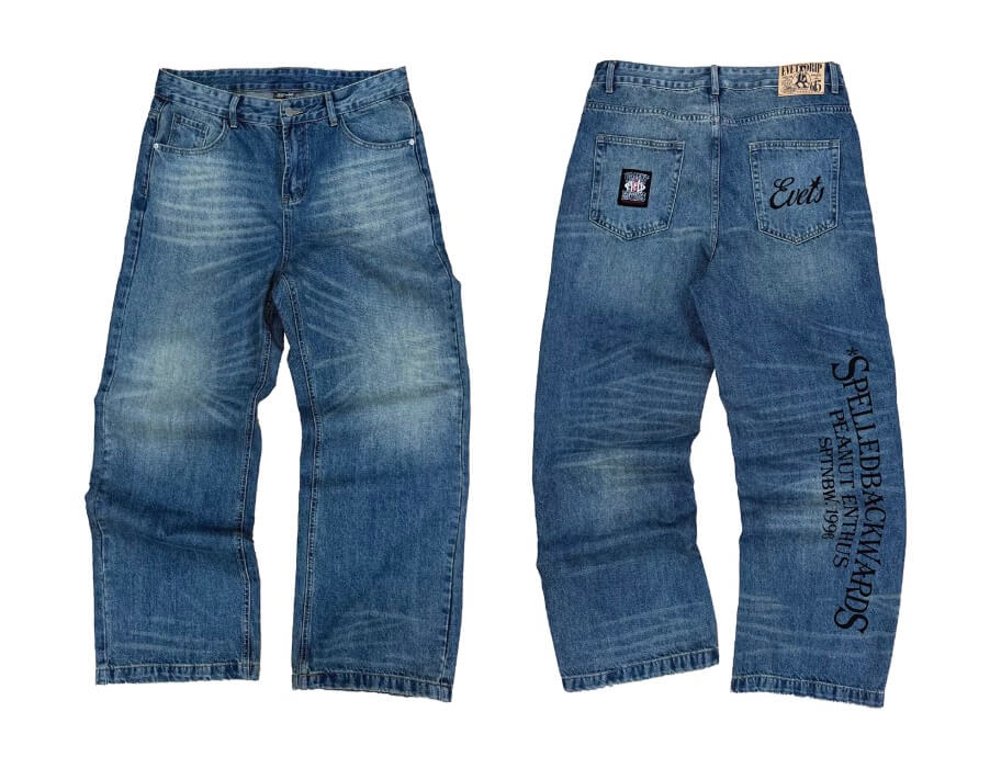 EVETS Vintage Blue Wash Jeans | Face 3 Face